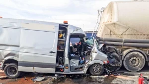 Wypadek na trasie S8 w Nowych Grocholicach