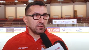 Trener reprezentacji Polski w hokeju na lodzie Robert Kalaber