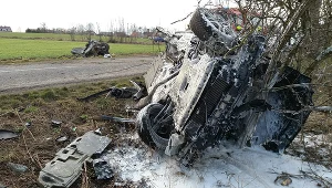 Wojsławice. Groźny wypadek pod Kluczborkiem