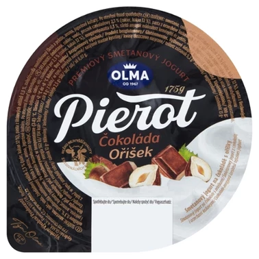 Olma Pierot Śmietanowy jogurt czekoladowy z orzechami laskowymi 175 g - 3