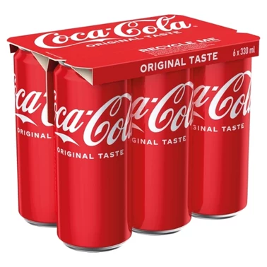 Coca-Cola Napój gazowany 6 x 330 ml - 2