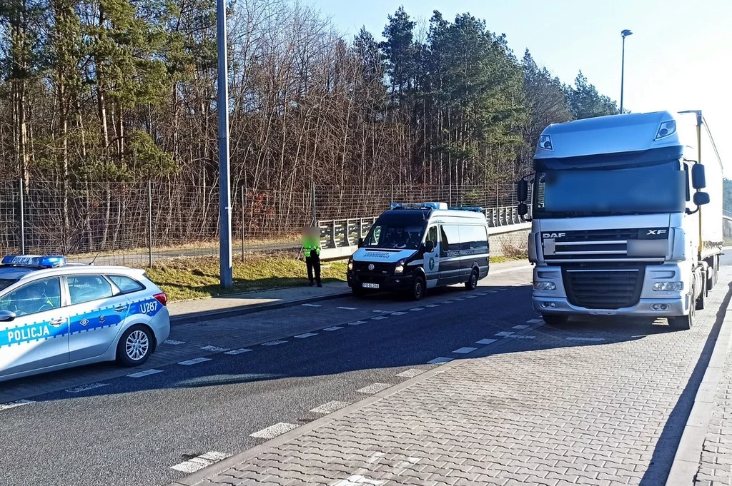 Pijany kierowca DAF-a zatrzymany został na autostradzie A2 - miał 2,6 promila alkoholu w wydychanym powietrzu