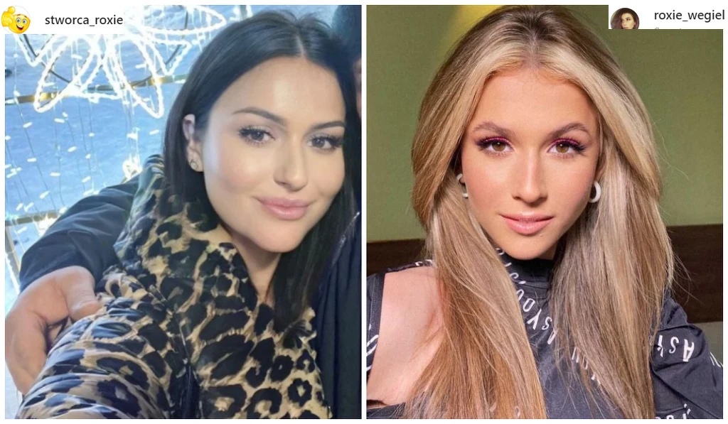 Edyta Węgiel, fot. https://www.instagram.com/stworca_roxie/, Roksana Węgiel, fot. https://www.instagram.com/roxie_wegiel/?hl=pl