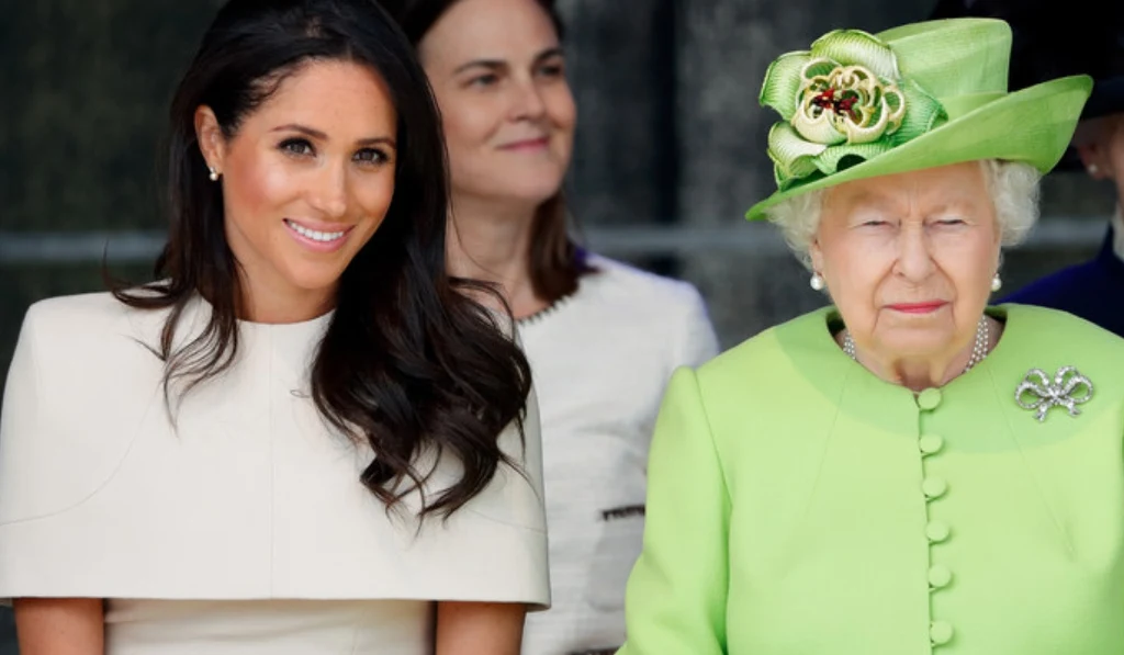 Meghan Markle i królowa Elżbieta II