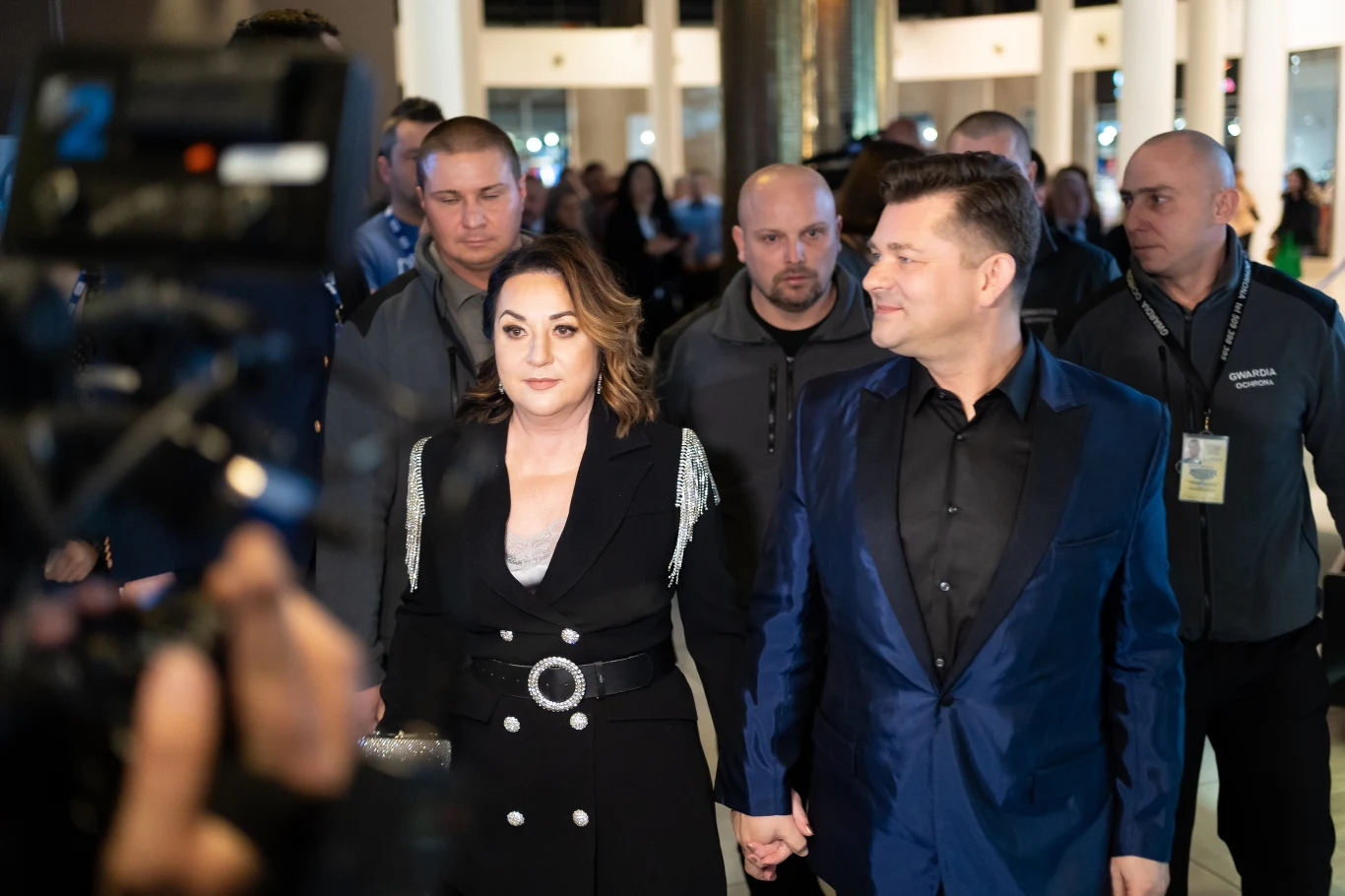 Zenon Martyniuk z żoną