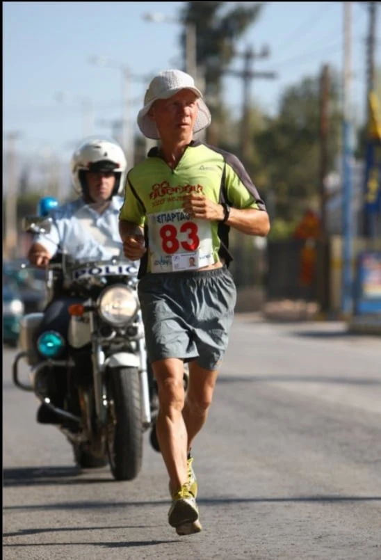 Piotr Kuryło w Spartathlonie 2007 Piotr Kuryło w Spartathlonie 2007