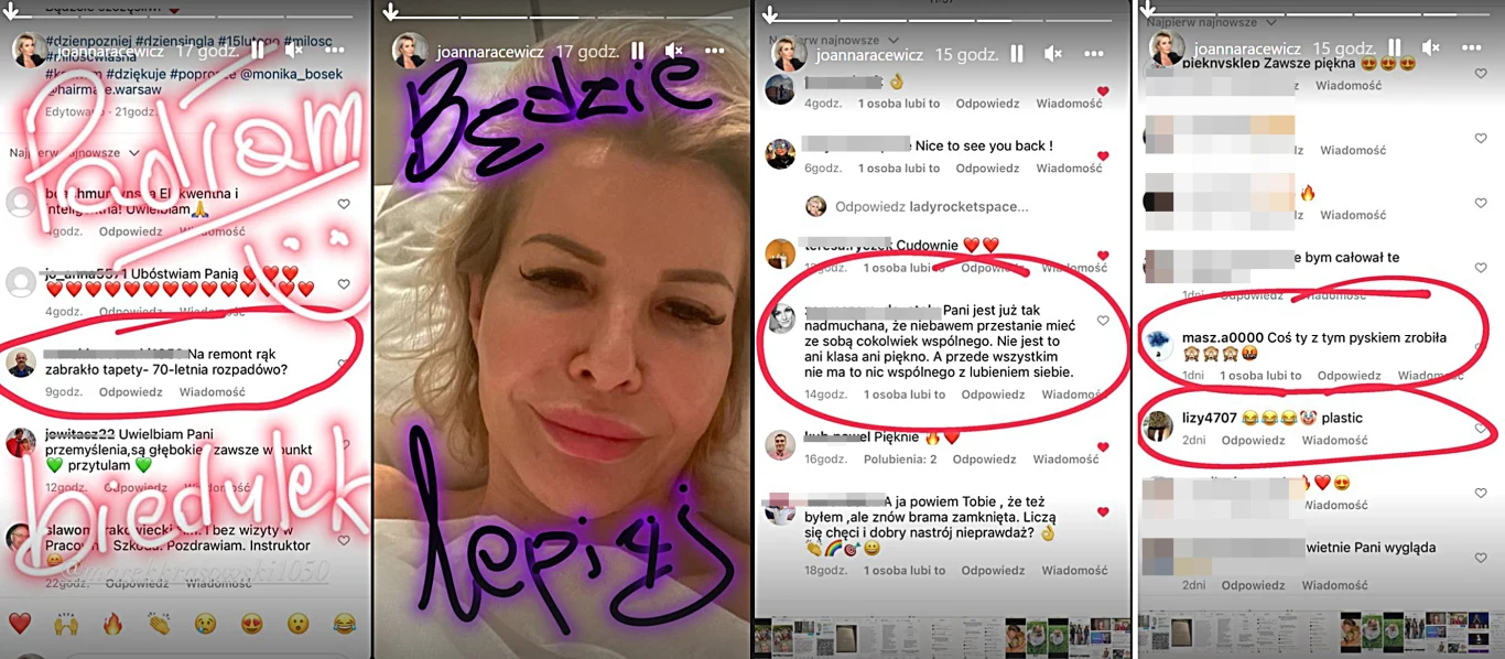 Joanna Racewicz rozprawia się z hejterami /https://www.instagram.com/joannaracewicz/?hl=pl/ Joanna Racewicz rozprawia się z hejterami /https://www.instagram.com/joannaracewicz/?hl=pl/