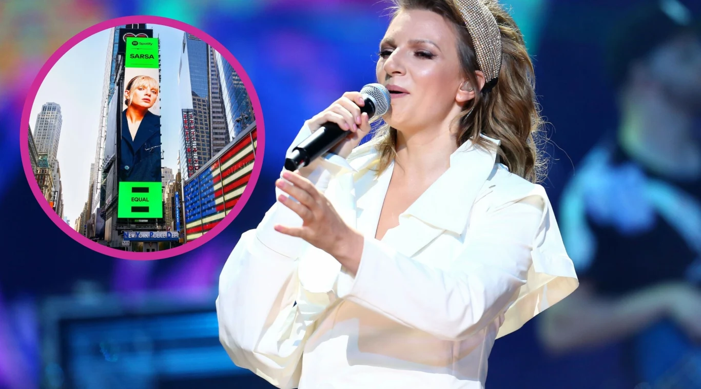 Wizerunek Sarsy pojawił się na Times Square Wizerunek Sarsy pojawił się na Times Square