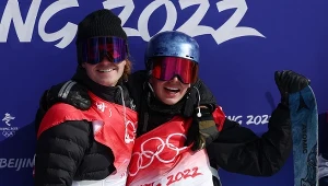 Pekin 2022. Nico Porteous (z prawej) wraz ze swoim bratem Miguelem