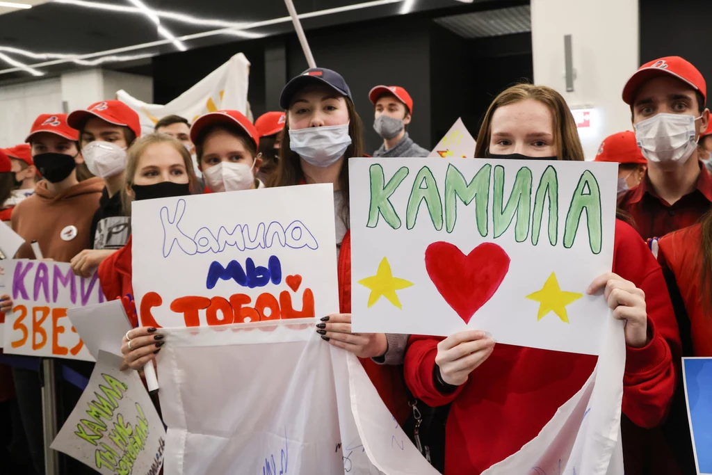 Fani Kamiły Walijewej w Rosji Fani Kamiły Walijewej w Rosji