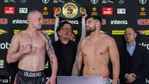 Nikodem Jeżewski (z lewej) przegrał z Arturem Mannem