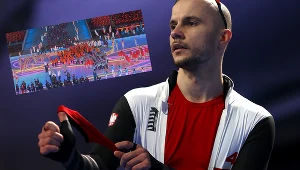 Piotr Michalski był polskim chorążym podczas ceremonii zamknięcia igrzysk olimpijskich w Pekinie