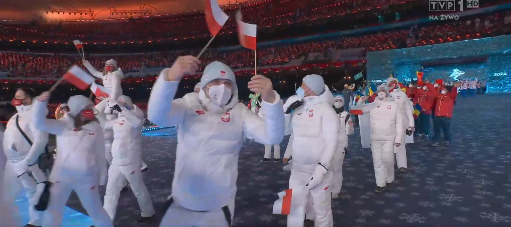 Polacy na ceremonii zamknięcia igrzysk olimpijskich w Pekinie Polacy na ceremonii zamknięcia igrzysk olimpijskich w Pekinie