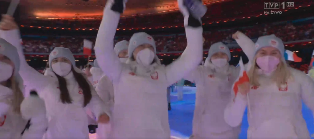 Polacy na ceremonii zamknięcia igrzysk olimpijskich w Pekinie Polacy na ceremonii zamknięcia igrzysk olimpijskich w Pekinie