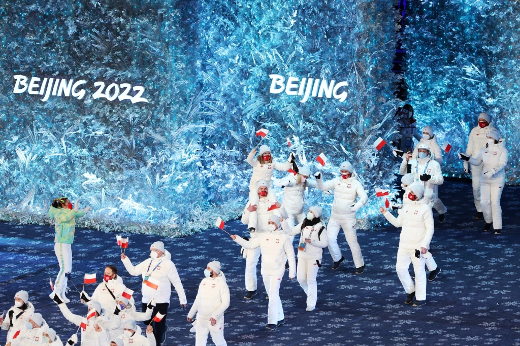 Polacy na ceremonii zamknięcia igrzysk olimpijskich w Pekinie Polacy na ceremonii zamknięcia igrzysk olimpijskich w Pekinie