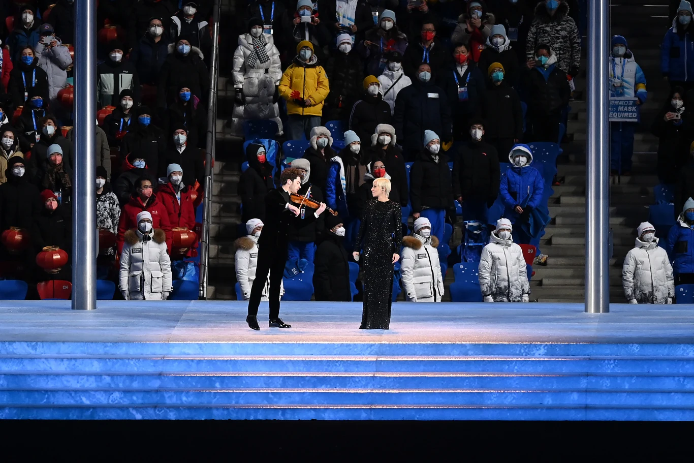 Malika Ayane odśpiewała hymn Włoch podczas ceremonii zamknięcia igrzysk olimpijskich w Pekinie Malika Ayane odśpiewała hymn Włoch podczas ceremonii zamknięcia igrzysk olimpijskich w Pekinie