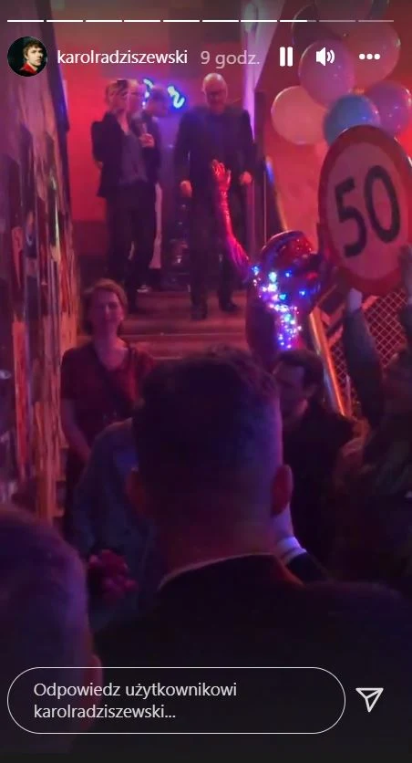 Urodziny Magdaleny Cieleckiej fot. Instagram (instagram.com/karolradziszewski)