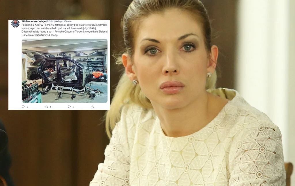 Odnaleziono auto należące do Izabelli Łukomskej-Pyżalskiej Odnaleziono auto należące do Izabelli Łukomskej-Pyżalskiej