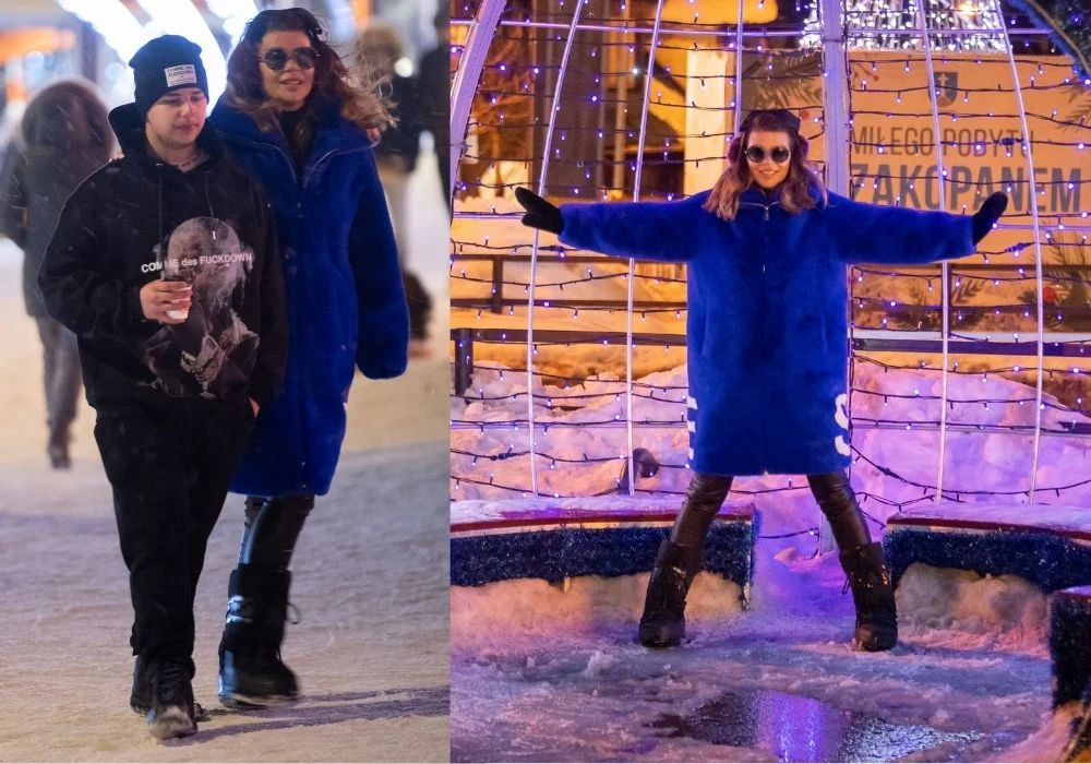 Allan Krupa pije grzańca, a Edyta Górniak szaleje na Krupówkach w granatowym płaszczyku! Allan Krupa pije grzańca, a Edyta Górniak szaleje na Krupówkach w granatowym płaszczyku!