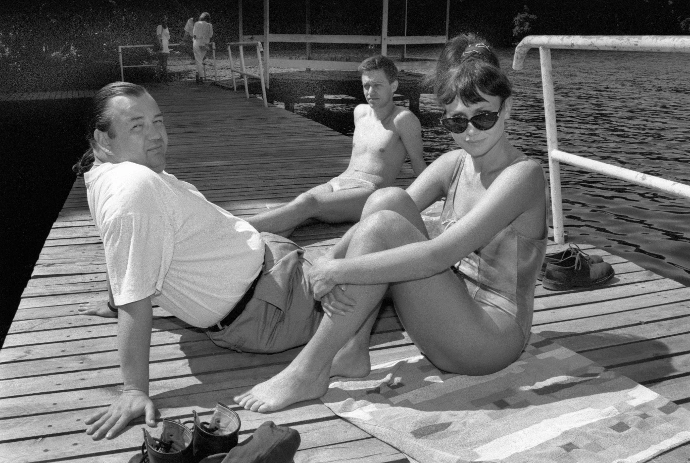 Stanisław Sojka i Grażyna Trela w 1995 roku podczas Lubuskiego Lata Filmowego