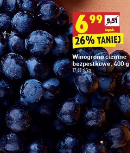 Winogrona - 26% TANIEJ! - promocja Biedronka - Ding.pl