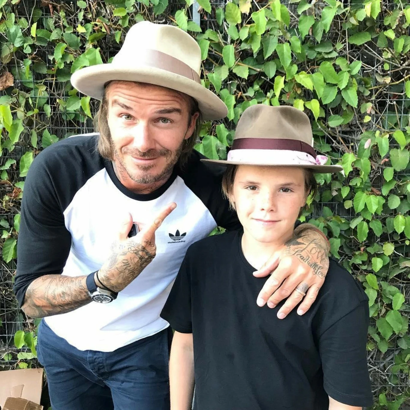 David Beckham i Cruz Beckham David Beckham i Cruz Beckham