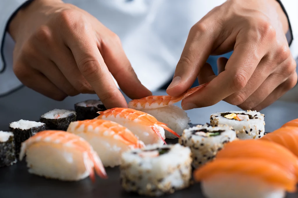 Sushi jest bardzo zdrowym i dietetycznym daniem