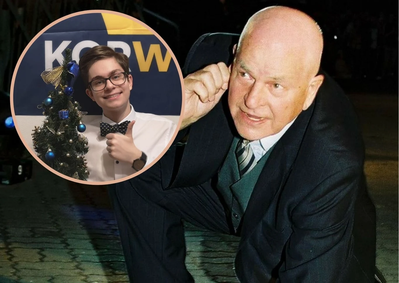 Jan Machulski z synem Jan Machulski z synem