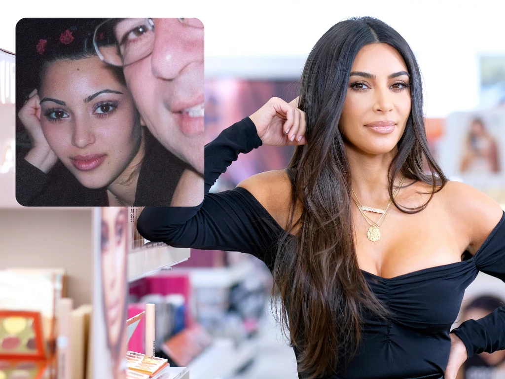Kim Kardashian na IG na starym zdjęciu @kimkardashian