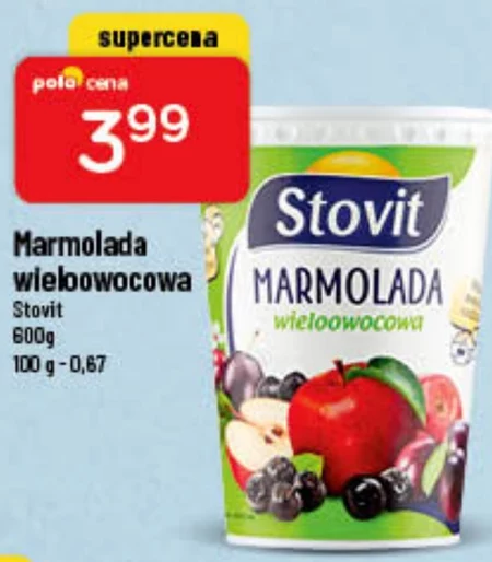 Stovit Marmolada wieloowocowa 600 g