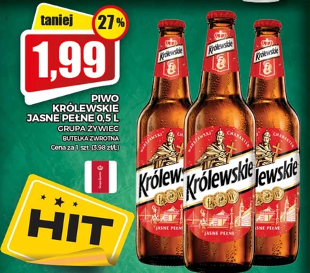 Królewskie Piwo jasne 500 ml