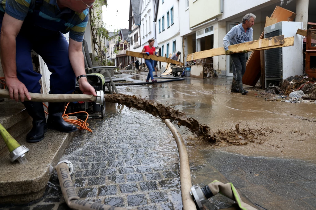 Powodzie, które w 2021 roku nawiedziły zachodnie Niemcy były najgorsze od kilkudziesięciu lat