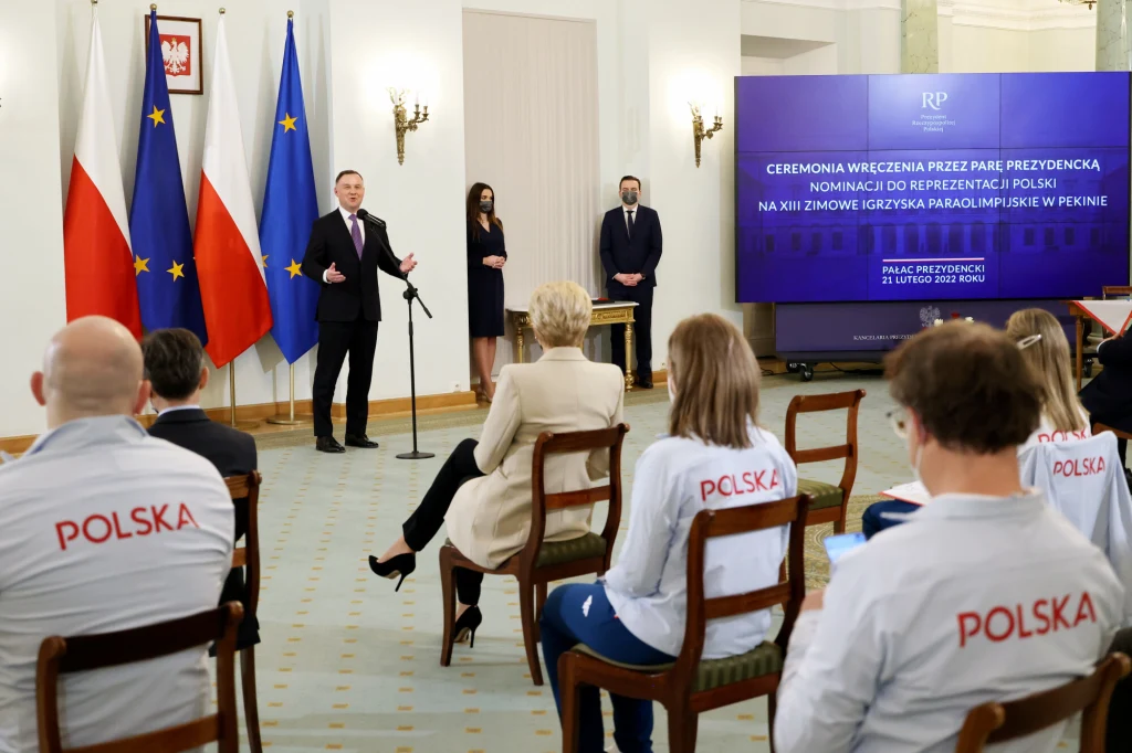 Spotkanie Andrzeja Dudy z paraolimpijczykami Spotkanie Andrzeja Dudy z paraolimpijczykami