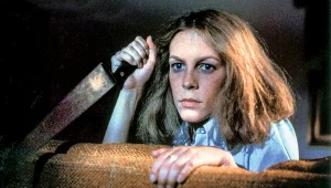 Jamie Lee Curtis w filmie "Halloween" (1978)