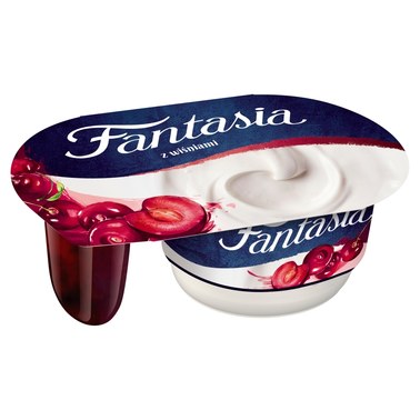 Fantasia Jogurt kremowy z wiśniami 118 g - 1