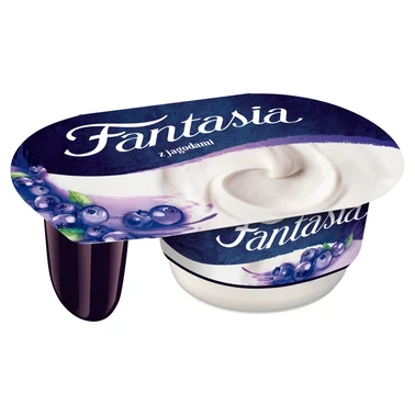 Fantasia Jogurt kremowy z jagodami 118 g - 0