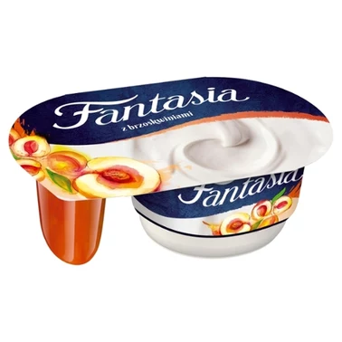 Fantasia Jogurt kremowy z brzoskwiniami 118 g - 2