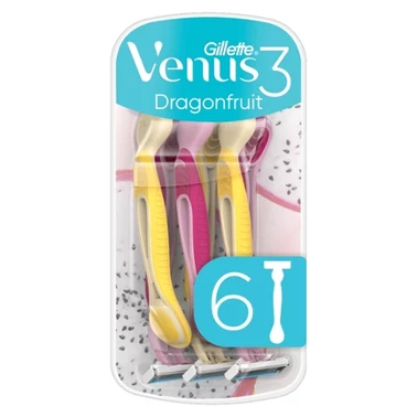 Gillette Venus 3 Dragonfruit Maszynki jednorazowe, liczba sztuk w opakowaniu: 6 - 3