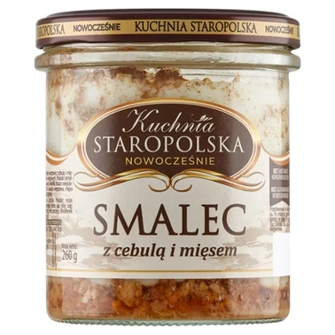 Kuchnia STAROPOLSKA Premium Smalec z cebulą i mięsem 260 g - 3