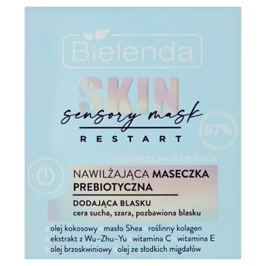 Bielenda Skin Restart Sensory Mask Nawilżająca maseczka prebiotyczna 50 ml - 0