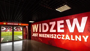 Widzew ma nowy tunel. Z hasłem trenera Legii