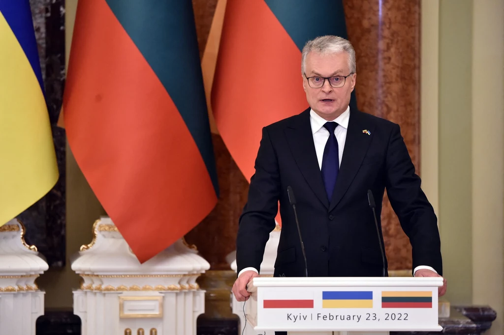 Prezydent Litwy Gitanas Nauseda. Dwóch zatrzymanych w Polsce zostanie przewiezionych na Litwę Prezydent Litwy Gitanas Nauseda. Dwóch zatrzymanych w Polsce zostanie przewiezionych na Litwę