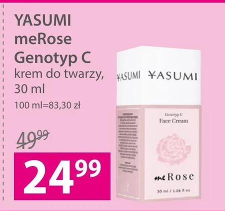 Krem do twarzy Yasumi