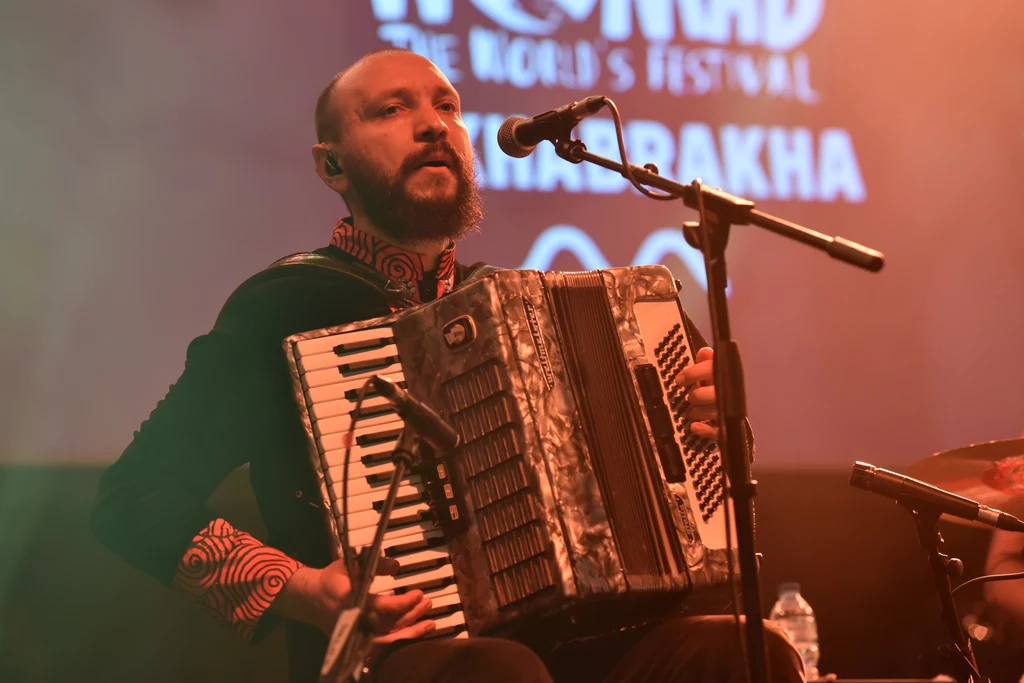 Marko Hałanewycz jest liderem zespołu DakhaBrakha