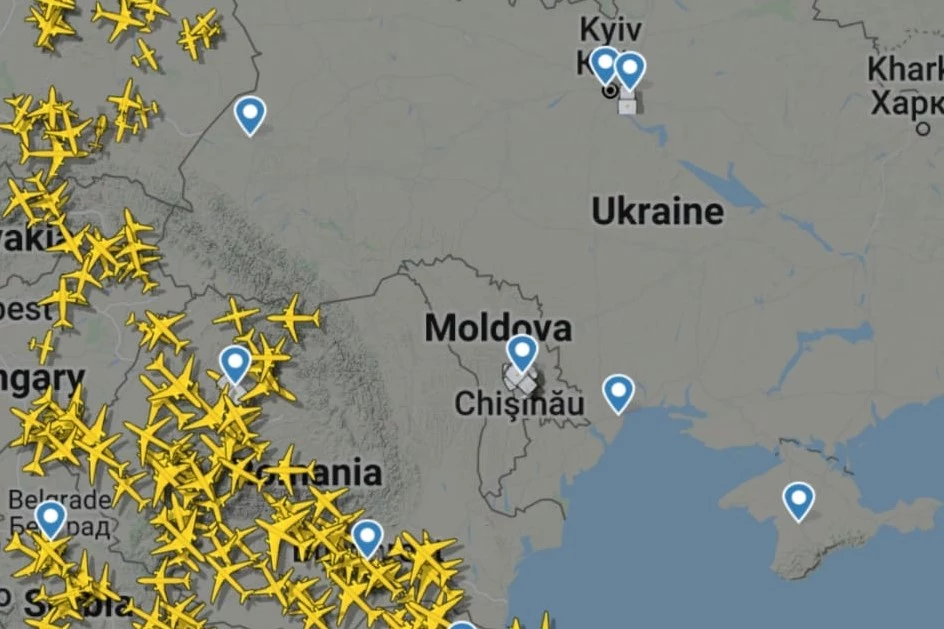 Nad Ukrainą nie latają żadne samoloty cywilne