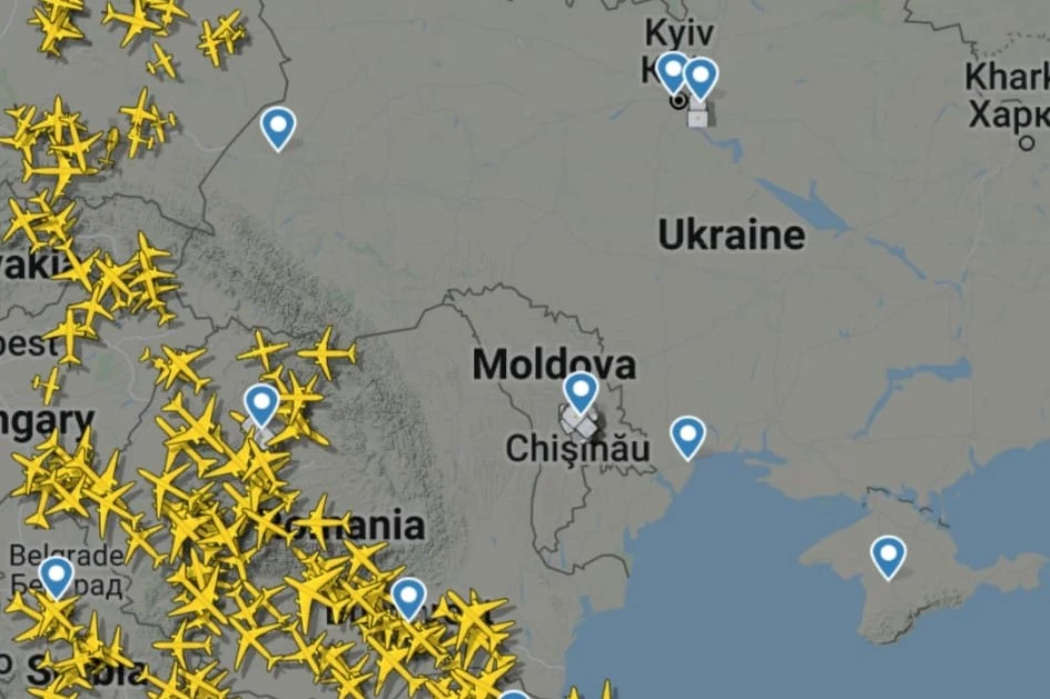 Nad Ukrainą nie latają żadne samoloty cywilne Nad Ukrainą nie latają żadne samoloty cywilne