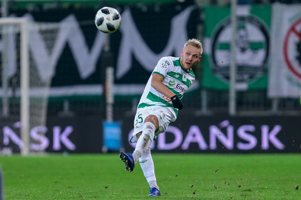 Daniel Łukasik w barwach Lechii Gdańsk Daniel Łukasik w barwach Lechii Gdańsk