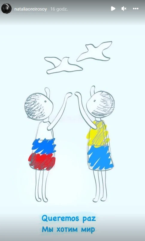 Natalia Oreiro wypowiedziała się na temat wojny Rosja - Ukraina