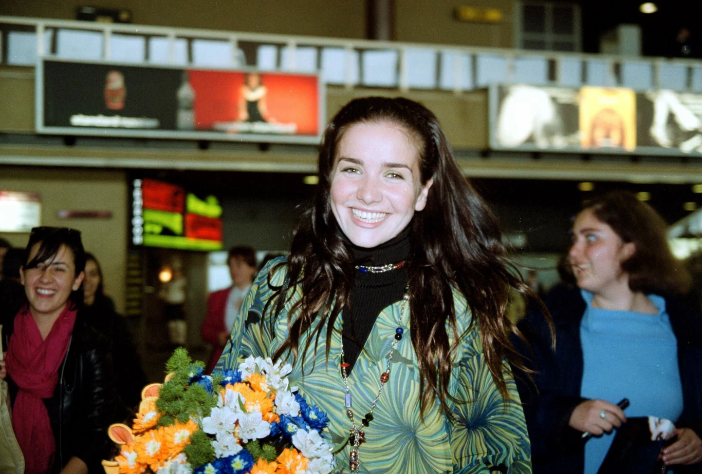 Natalia Oreiro w Moskwie, 2001 rok Natalia Oreiro w Moskwie, 2001 rok