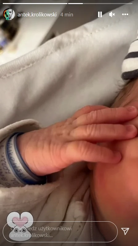 Antek Królikowski pokazał zdjęcie synka Antek Królikowski pokazał zdjęcie synka